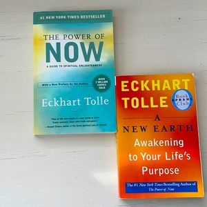 Mindfulness Book Bundle: Power of Now and A New Earth by Eckhart Tolle